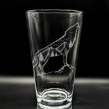 DOUBLE EXPOSURE ANIMALS Pint Glasses by LumEngrave