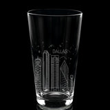 CITY SKYLINES Pint Glasses by LumEngrave