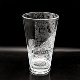 CITY STREET MAP Pint Glasses by LumEngrave