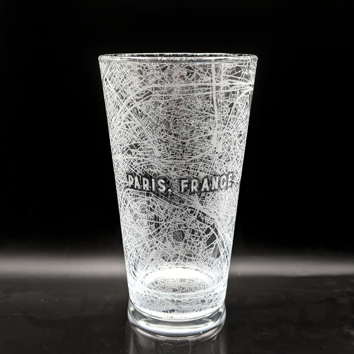 CITY STREET MAP Pint Glasses by LumEngrave