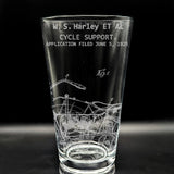 PATENT Pint Glasses by LumEngrave