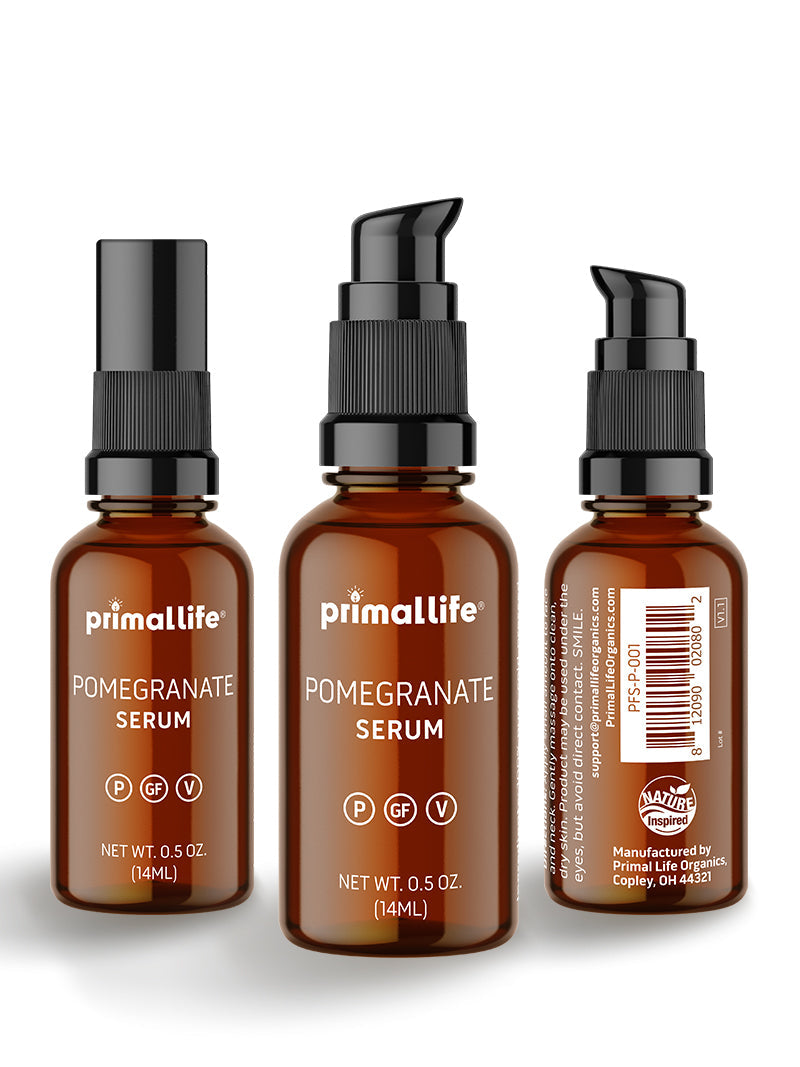 Pomegranate Serum: Dry | Sensitive by Primal Life Organics #1 Best Natural Dental Care