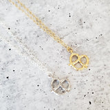 Pretzel Necklace - Ready to ship by Salt and Sparkle