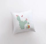 Prickly Green Cactus | Pillow Cover | Good Vibes Only|Cactus Pillow | Positive Vibes | South Western | Succulent Pillow | Cactus Pillow Case by UniikPillows