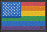 LGBTQ Morale Patch by Proud Libertarian