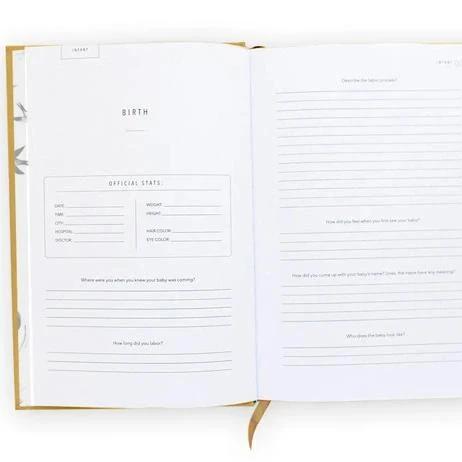 Adoption History Journal - Ochre Linen by Promptly Journals