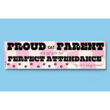 Proud Cat Parent Bumper Sticker by The Bullish Store