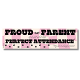 Proud Cat Parent Bumper Sticker by The Bullish Store