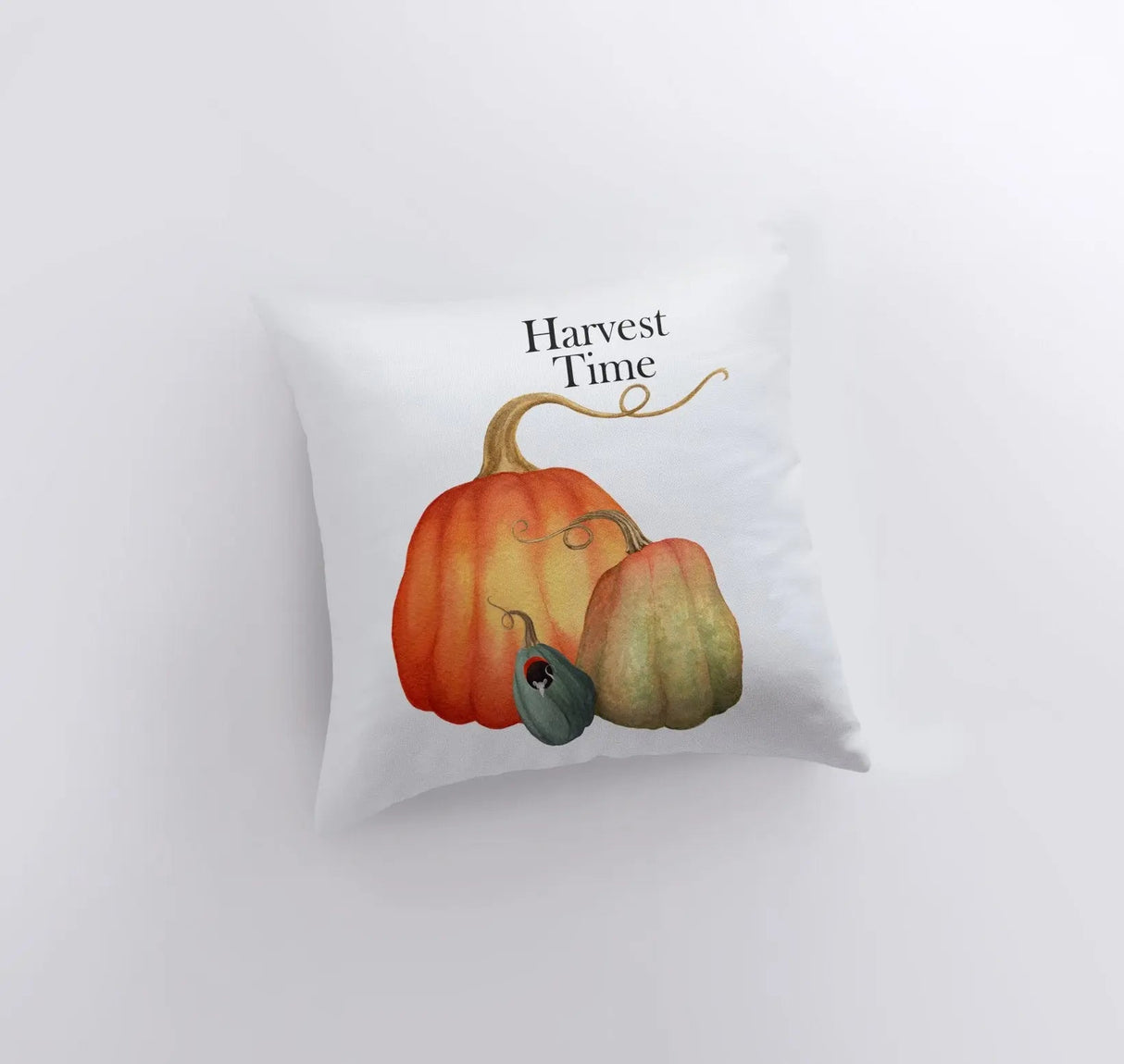 Pumpkin Harvest Time Pillow Cover |  Modern Farmhouse | Farmhouse Pillows | Country Decor | Fall Throw Pillows | Cute Throw Pillows by UniikPillows