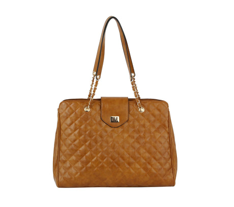 HF Oversize Quilted Satchel trolley sleeve by hfstylish