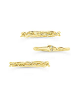 Chain & Snake Stacking Ring Set by Sterling Forever