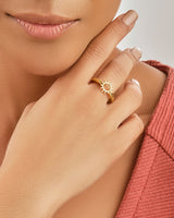 Open Sun Ring by Sterling Forever