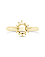 Open Sun Ring by Sterling Forever