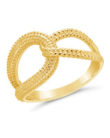 Sutton Interlocking Chain Ring by Sterling Forever