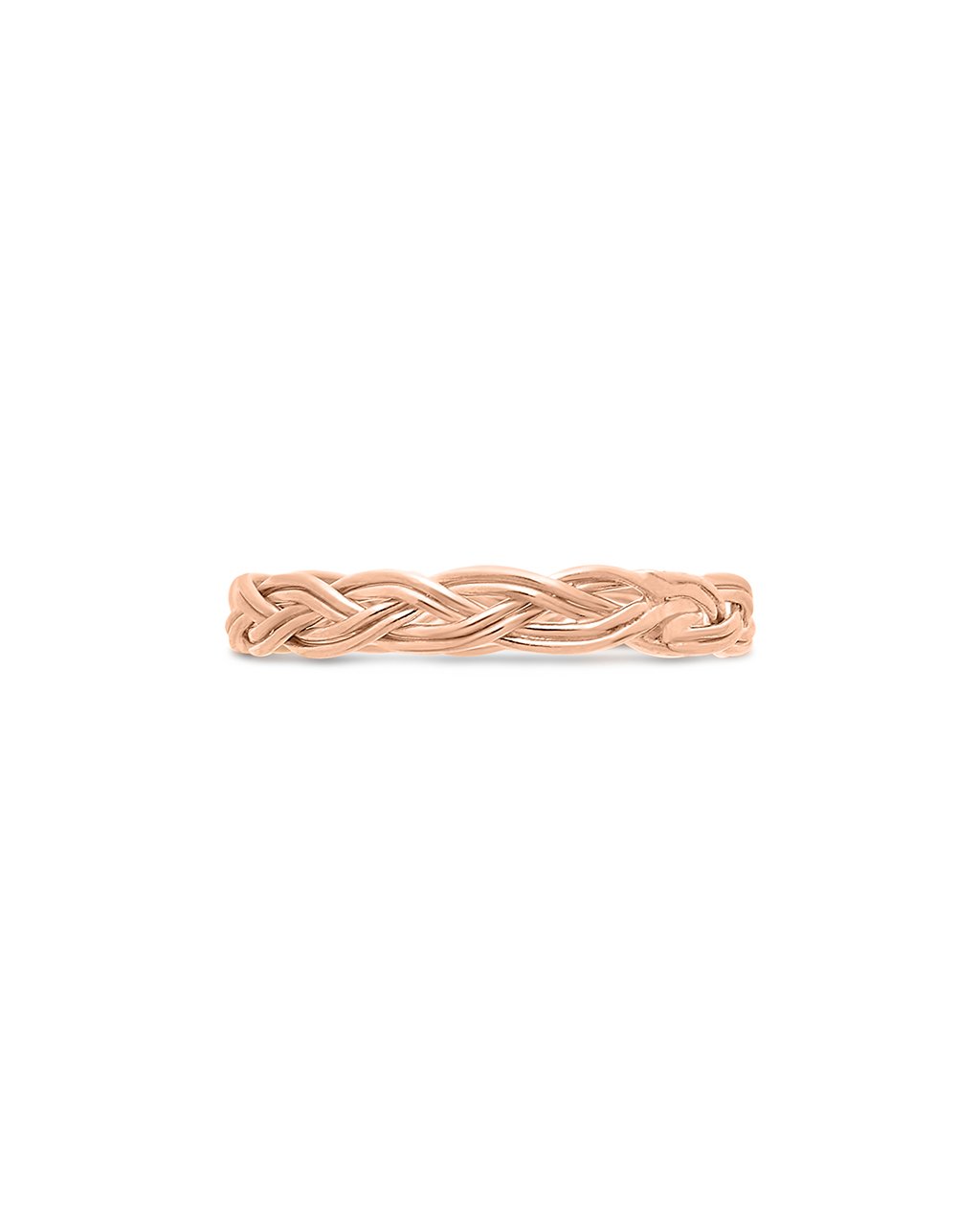 Sterling Silver Braided Twist Band by Sterling Forever