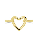 Sterling Silver Open Heart Ring by Sterling Forever