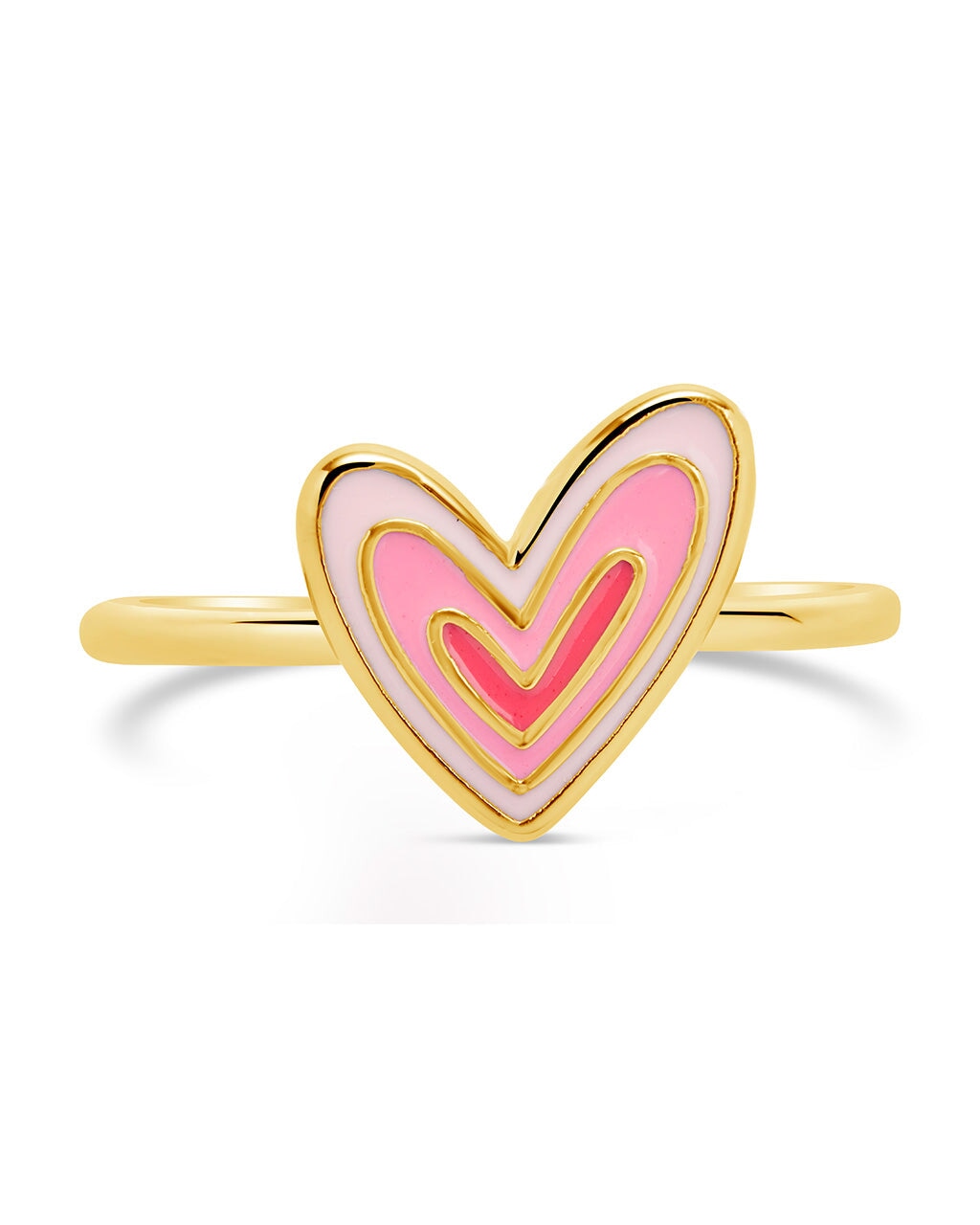 Amanda Enamel Heart Ring by Sterling Forever