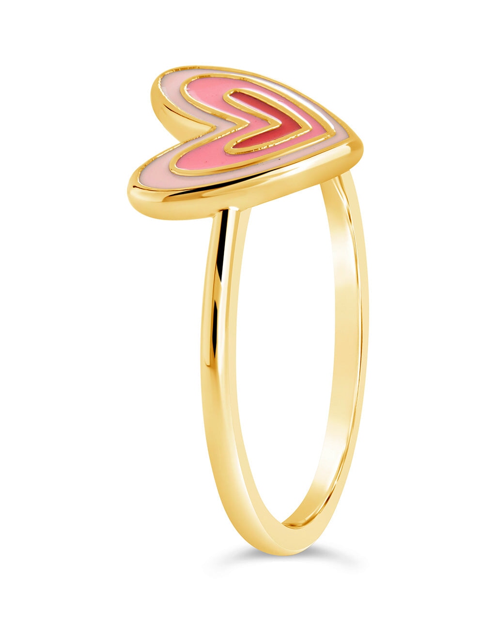 Amanda Enamel Heart Ring by Sterling Forever