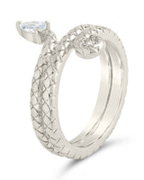 Waverly CZ Snake Ring by Sterling Forever