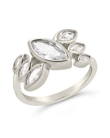 Anatasia Elongated CZ Ring by Sterling Forever