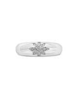 Sterling Silver CZ Burst Band Ring by Sterling Forever