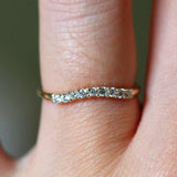 Diamond Wedding Band Sets in 14k Gold by VicStoneNYC Fine Jewelry