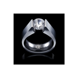 RG093W B.Tiff 2 ct Round Solitaire Engagement Ring by B.Tiff New York