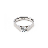 RG096W B.Tiff Tension .75 ct Round Solitaire Engagement Ring by B.Tiff New York