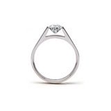 RG096W B.Tiff Tension .75 ct Round Solitaire Engagement Ring by B.Tiff New York