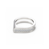 RG098W B.Tiff Pavé Carrée Ring by B.Tiff New York