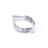 RG098W B.Tiff Pavé Carrée Ring by B.Tiff New York