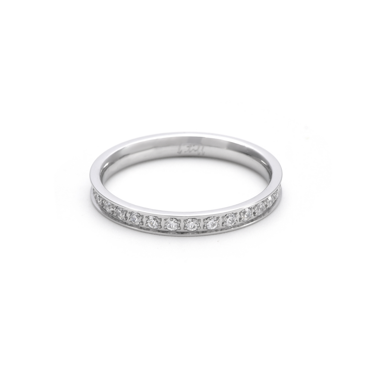 RG111W B.Tiff Stacking .01 ct Eternity Ring [Thin Band] by B.Tiff New York