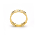 RG808G B.Tiff Gold 8-Stone Pave Ring by B.Tiff New York