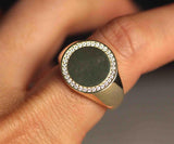 Diamond Signet Ring by VicStoneNYC Fine Jewelry