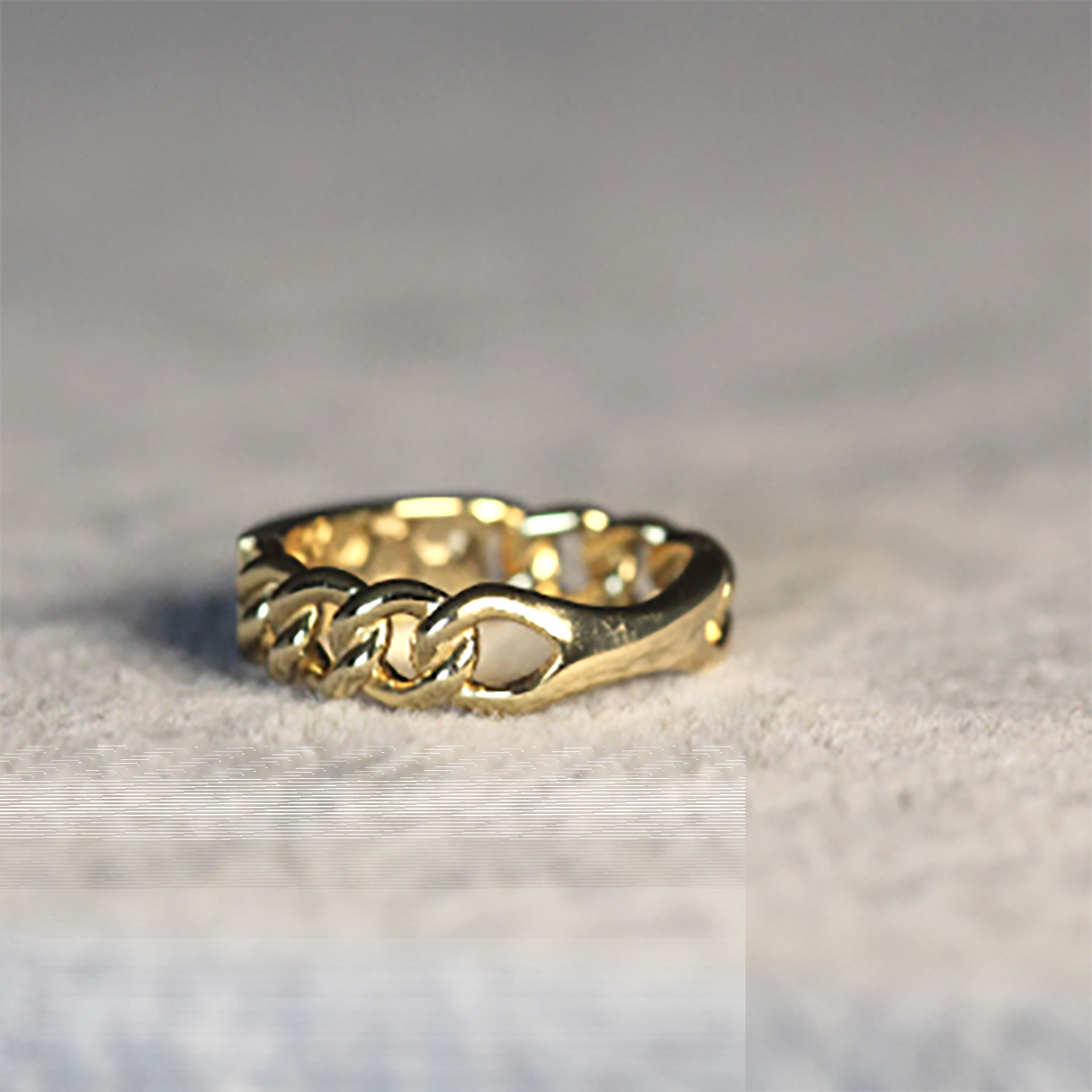 14k Chain Signet Ring by VicStoneNYC Fine Jewelry