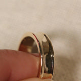 Coordinates Engraving Ring by VicStoneNYC Fine Jewelry