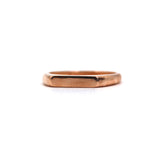 14k Rose Gold Bar Signet Ring by VicStoneNYC Fine Jewelry