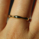 10k Gold Wave Ring by VicStoneNYC Fine Jewelry