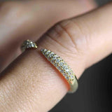 Diamond Pave Open Cuff Ring by VicStoneNYC Fine Jewelry