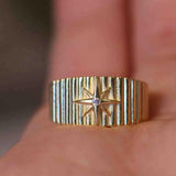 18k Diamond Star Ring by VicStoneNYC Fine Jewelry