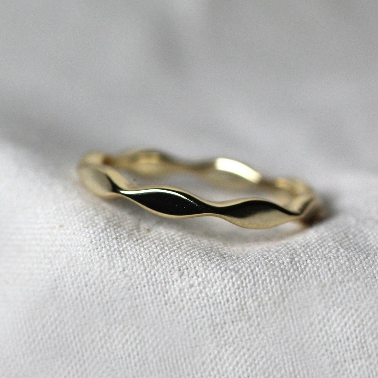 14k Modern Cut Gold Ring by VicStoneNYC Fine Jewelry