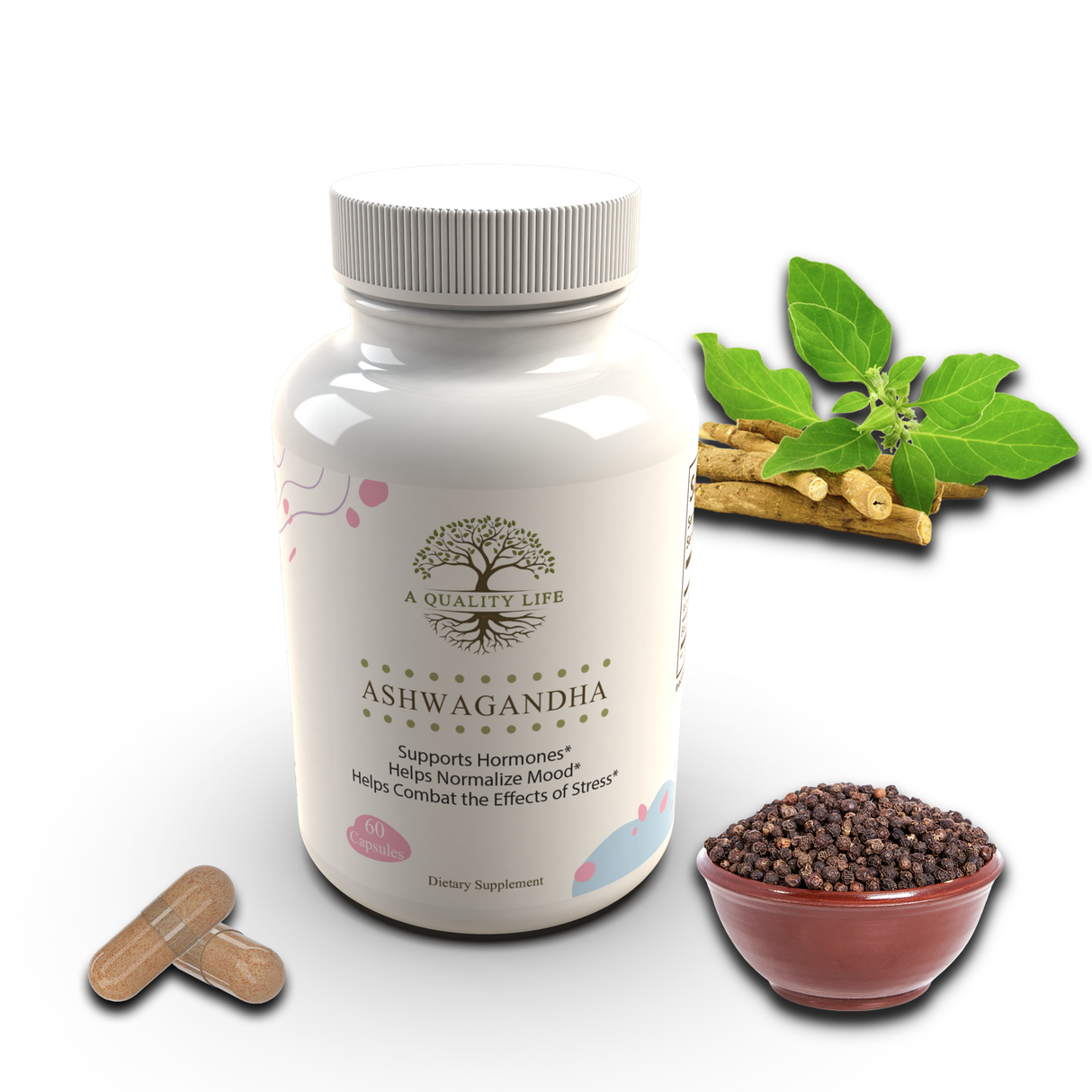 Organic Ashwagandha by A Quality Life Nutrition