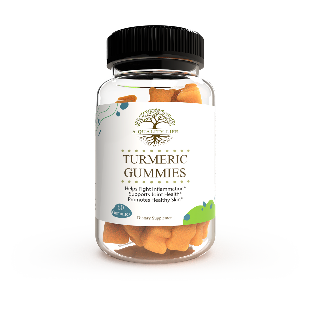 Turmeric Gummies by A Quality Life Nutrition