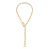 ROYAL TOGGLE CONVERTABLE LARIAT NECKLACE by eklexic jewelry