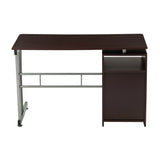 Techni Mobili Computer Desk with Ample Storage, Chocolate by Level Up Desks