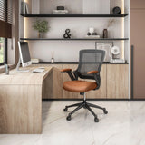 Techni Mobili Mid-Back Mesh Task Office Chair with Height Adjustable Arms by Level Up Desks