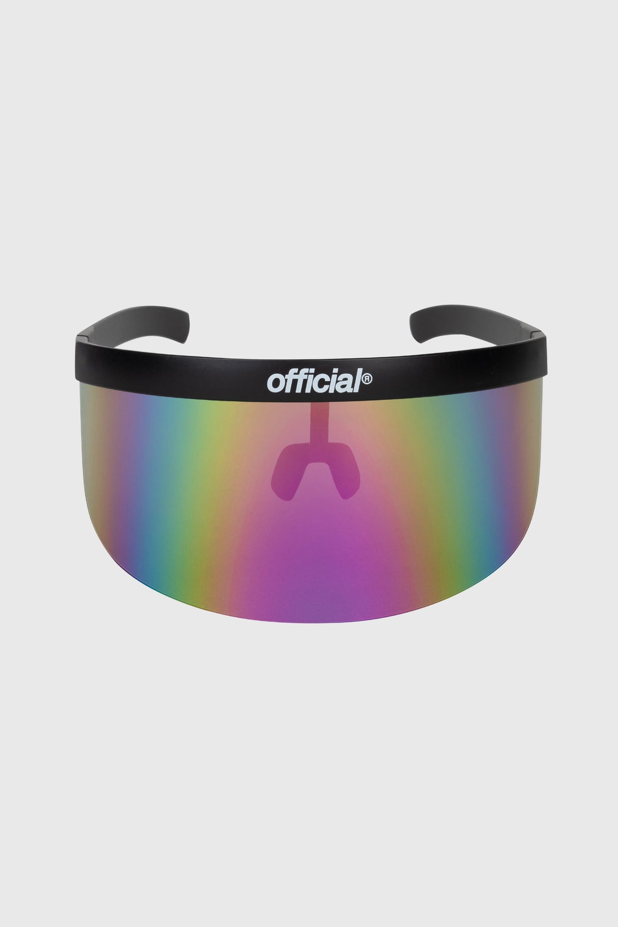 Rainbow Mirror Face Visor / Eye Shield by The Official Brand