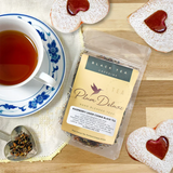 Raspberry Linzer Cookie Dessert Tea by Plum Deluxe Tea