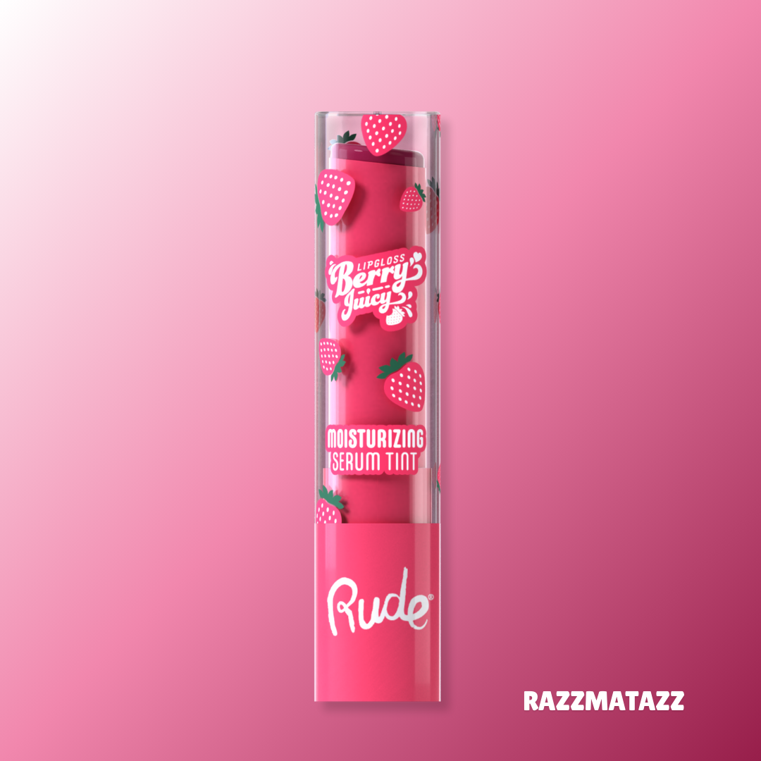 RUDE Berry Juicy Moisturizing Serum Tint - Razzmatazz