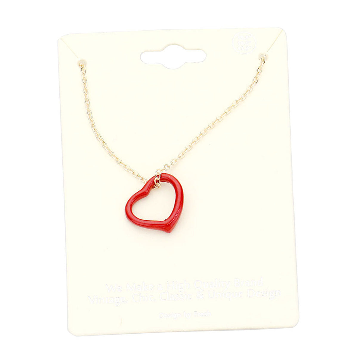 Heart Pendant Necklace by Madeline Love